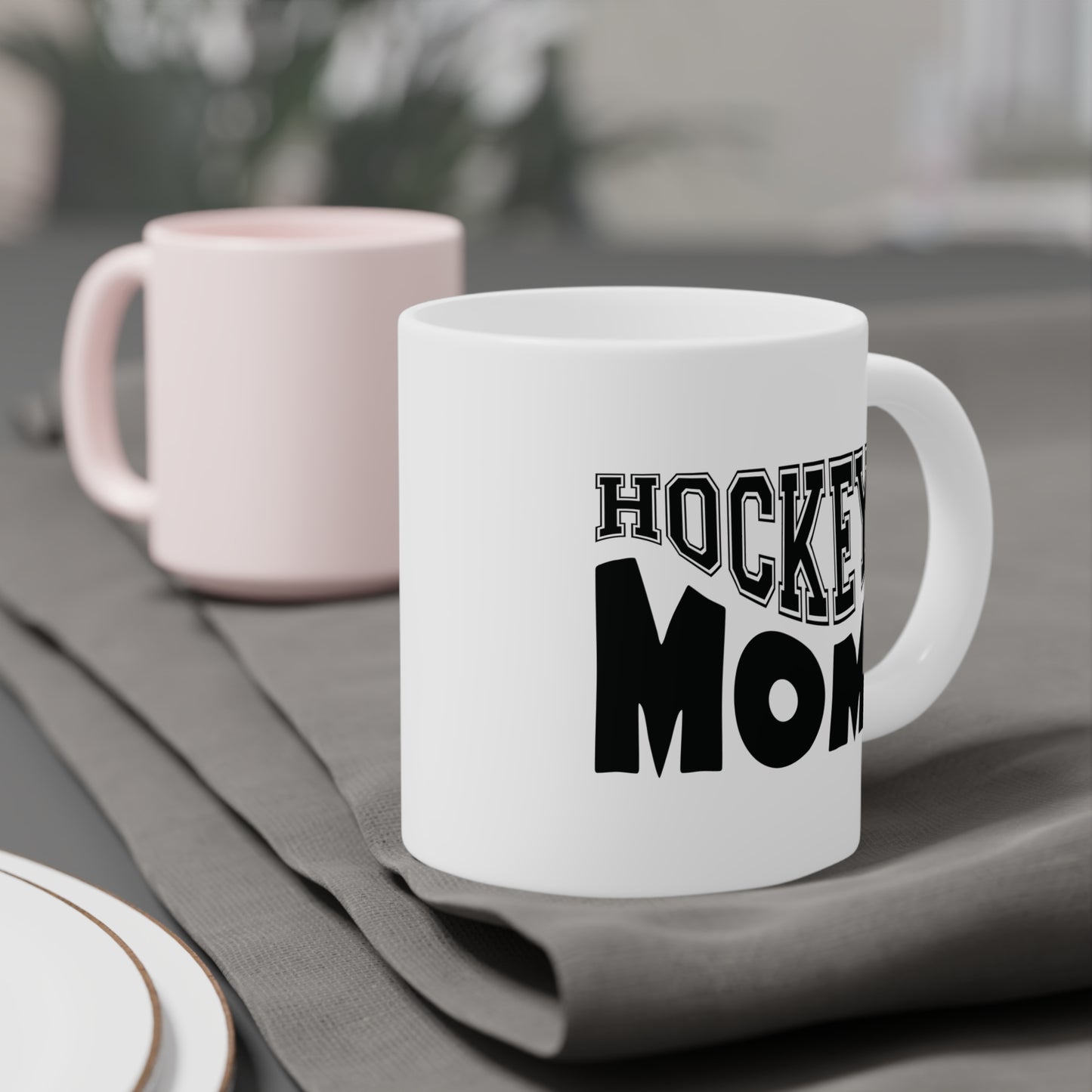 Ceramic Mug- HOCKEY MOM