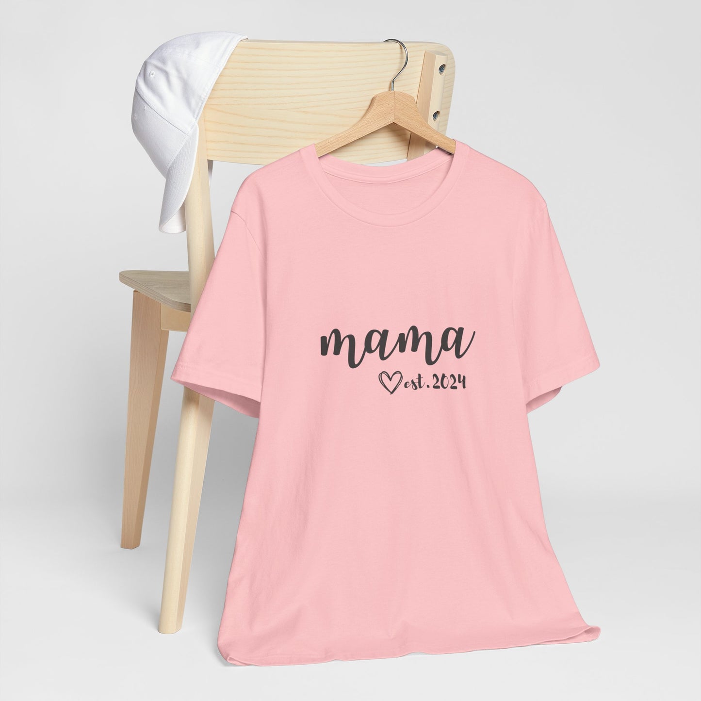 Unisex Jersey Short Sleeve Tee- MAMA EST 2024
