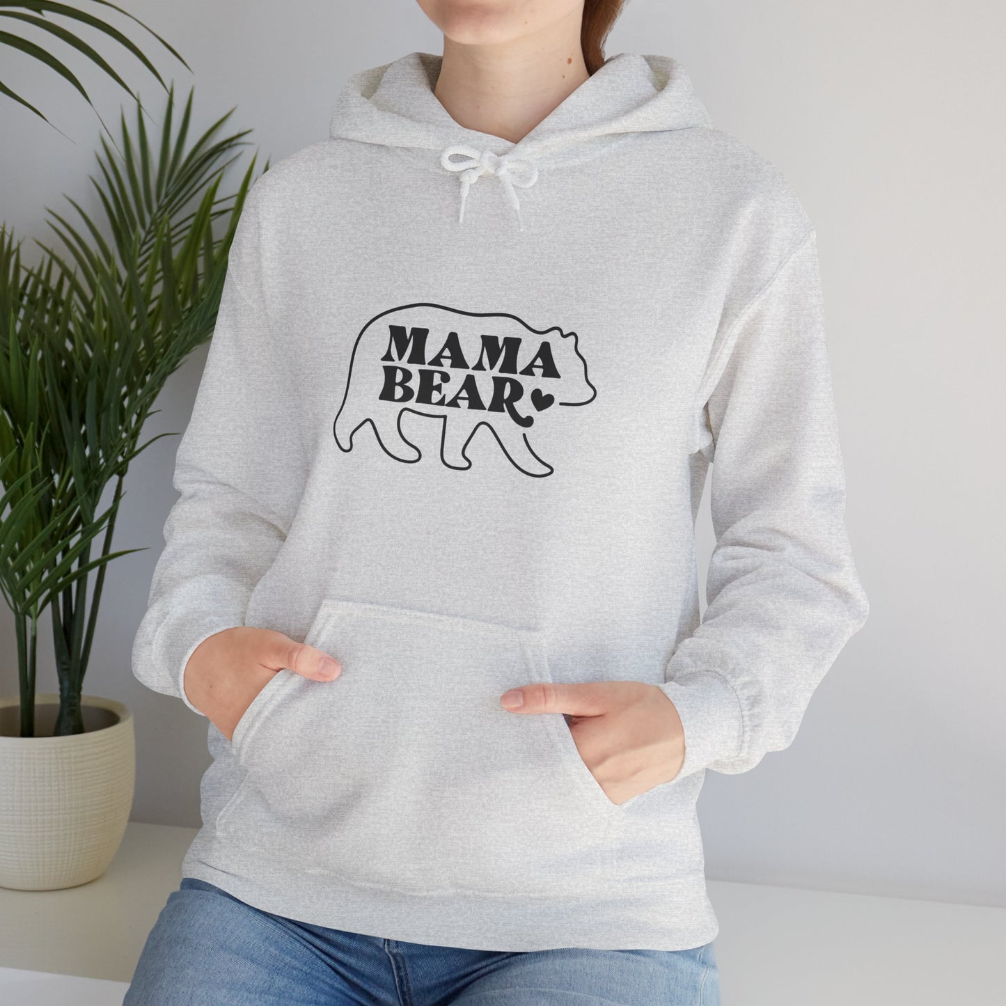 Unisex Hooded Sweatshirt- Mama Bear