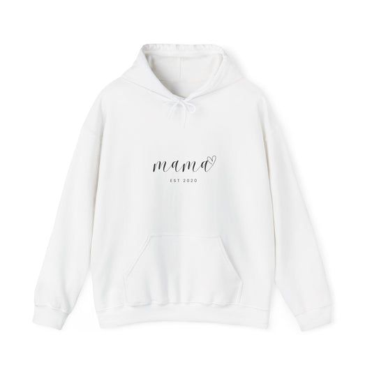 Unisex Hooded Sweatshirt- MAMA EST 2020