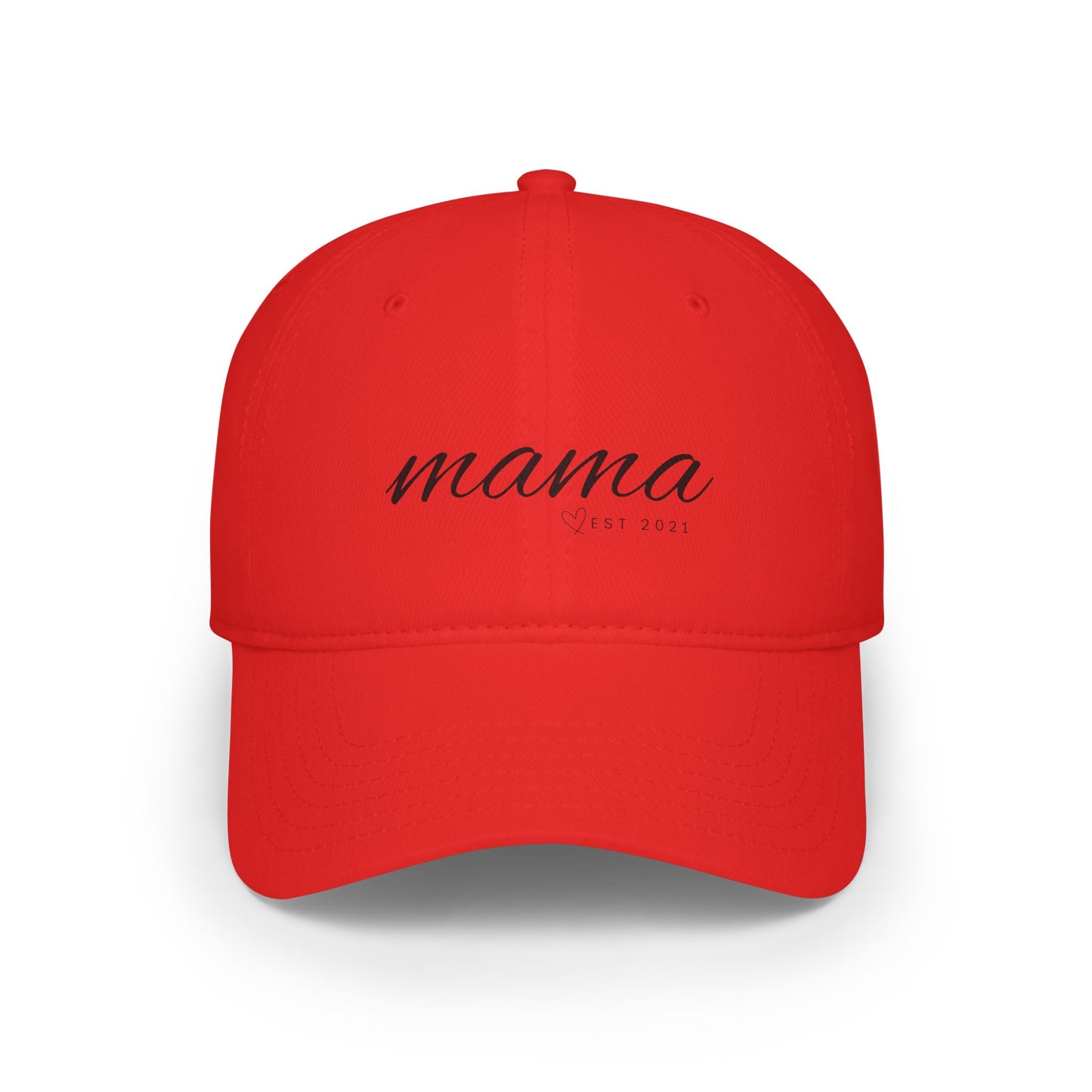 Low Profile Baseball Cap- MAMA EST 2021