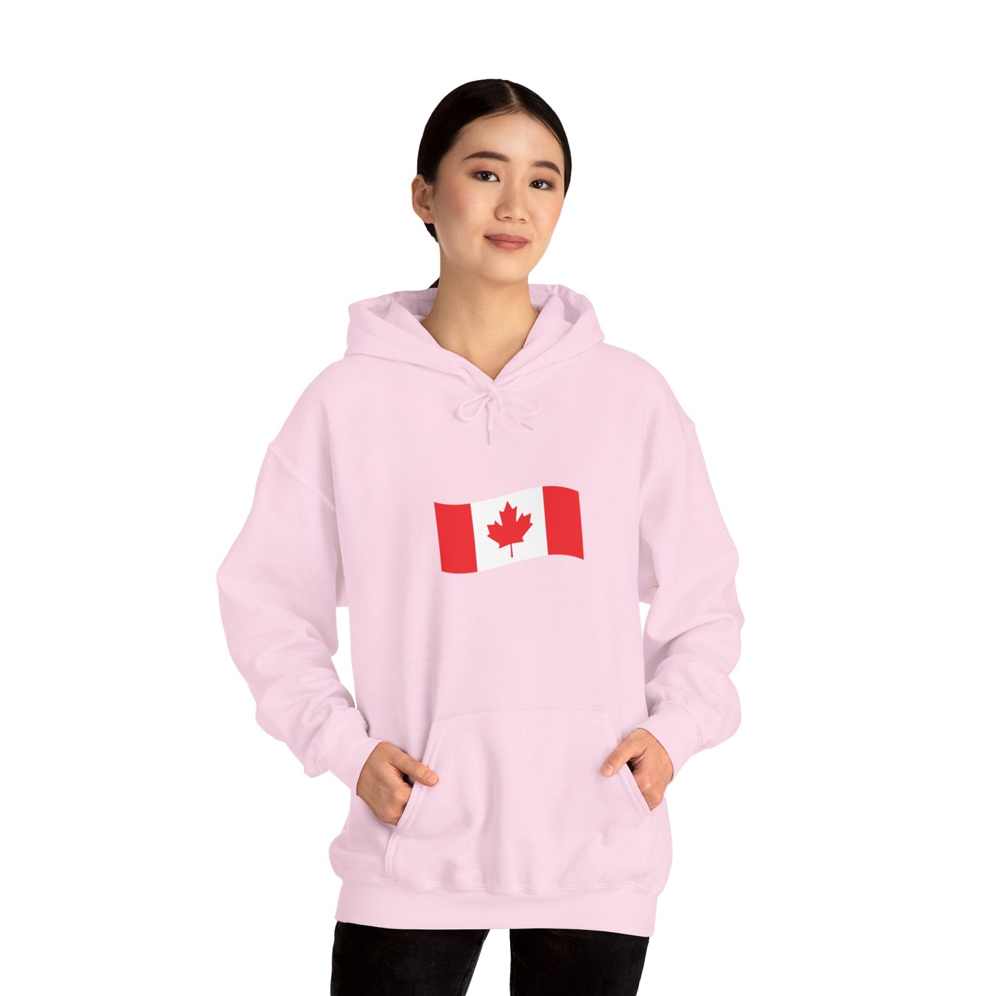 Unisex Hooded Sweatshirt- Canadian Flag