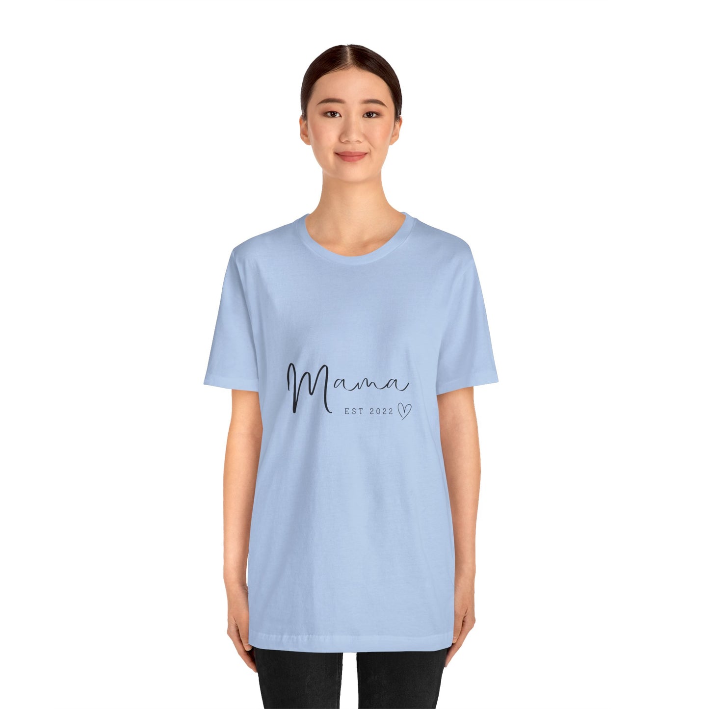 Unisex Jersey Short Sleeve Tee- MAMA EST 2022