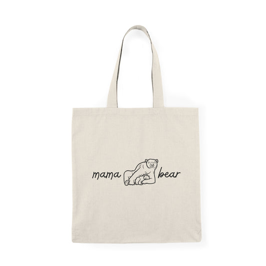 Natural Tote Bag - Mama Bear