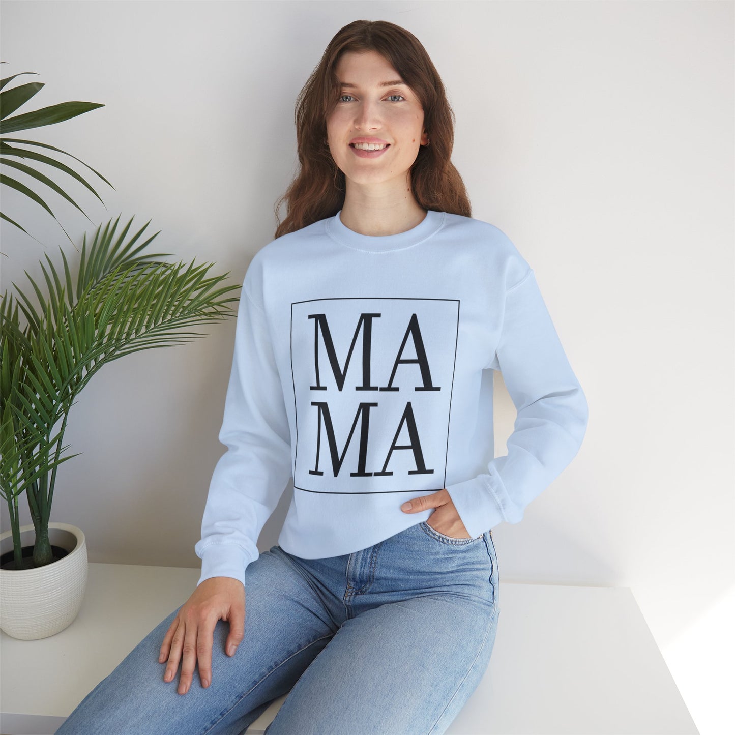 Unisex Sweatshirt with print of MAMA