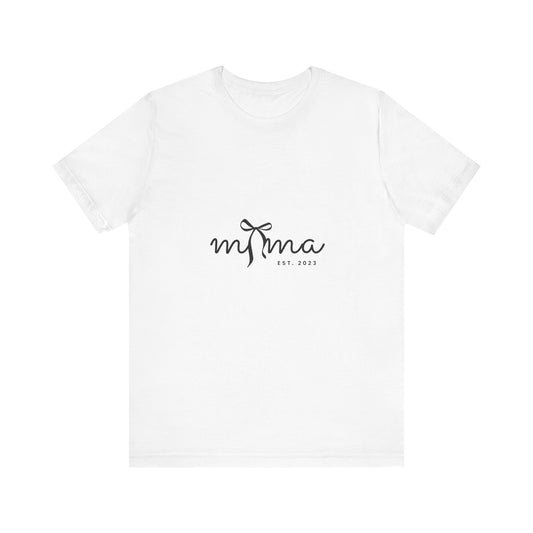 Unisex Jersey Short Sleeve Tee- MAMA EST 2023