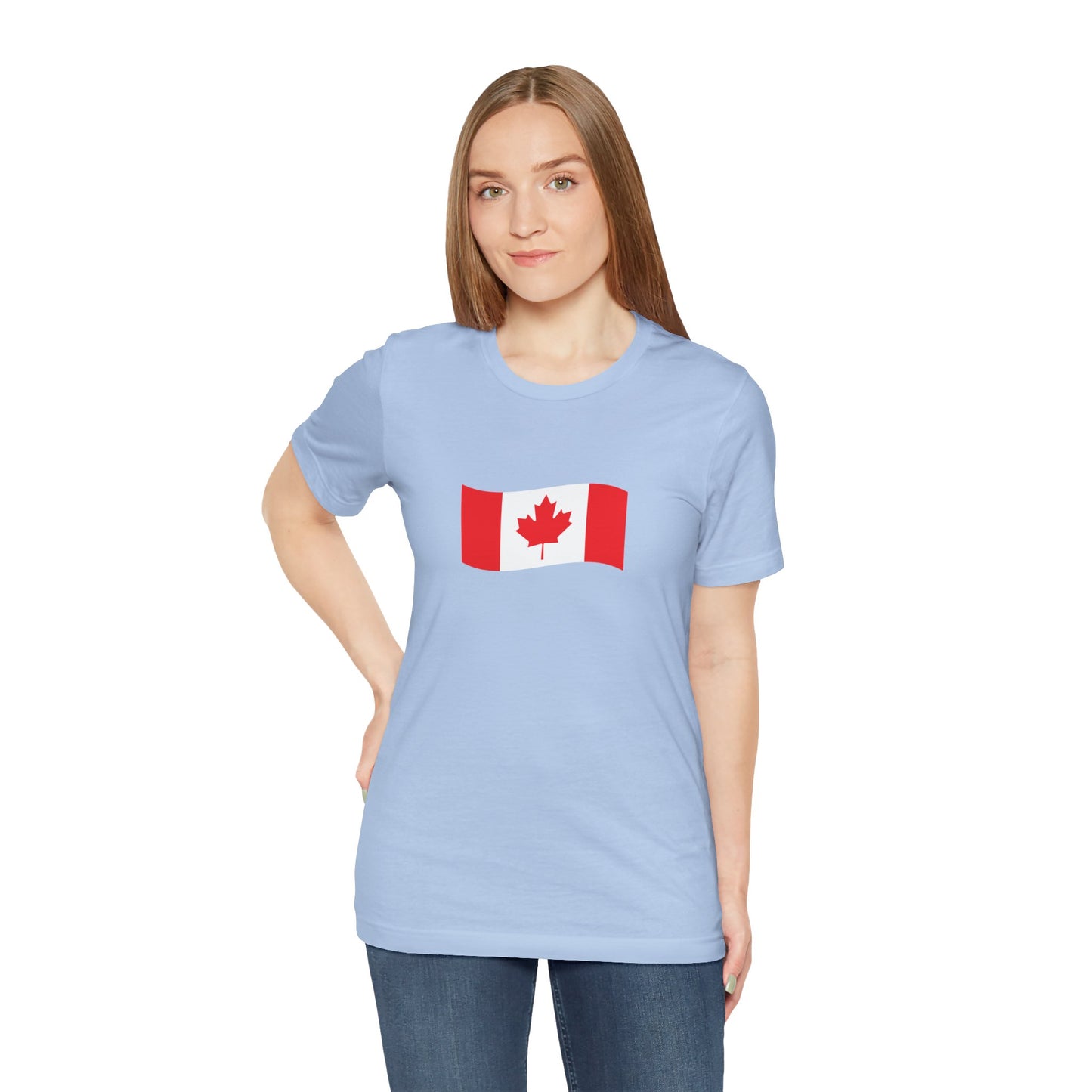 Unisex Jersey Short Sleeve Tee- Canadian Flag