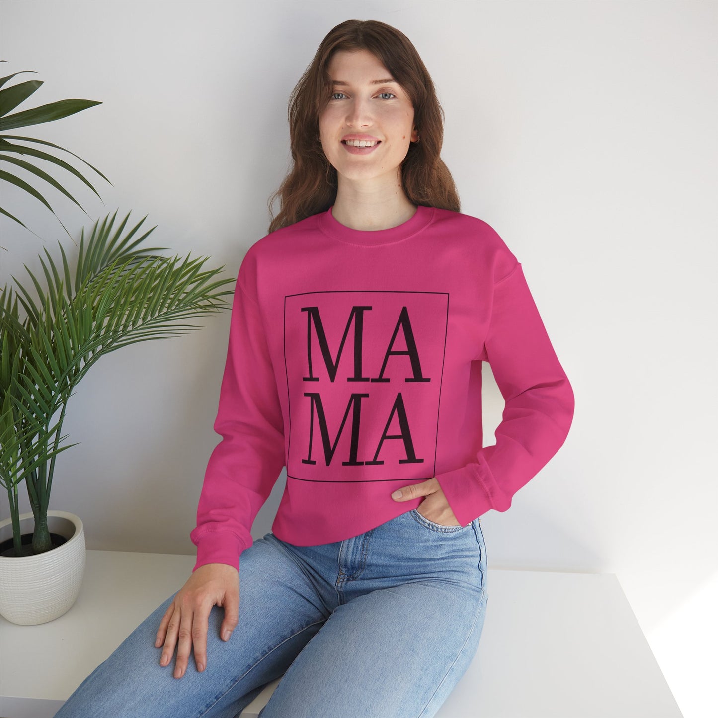 Unisex Sweatshirt with print of MAMA
