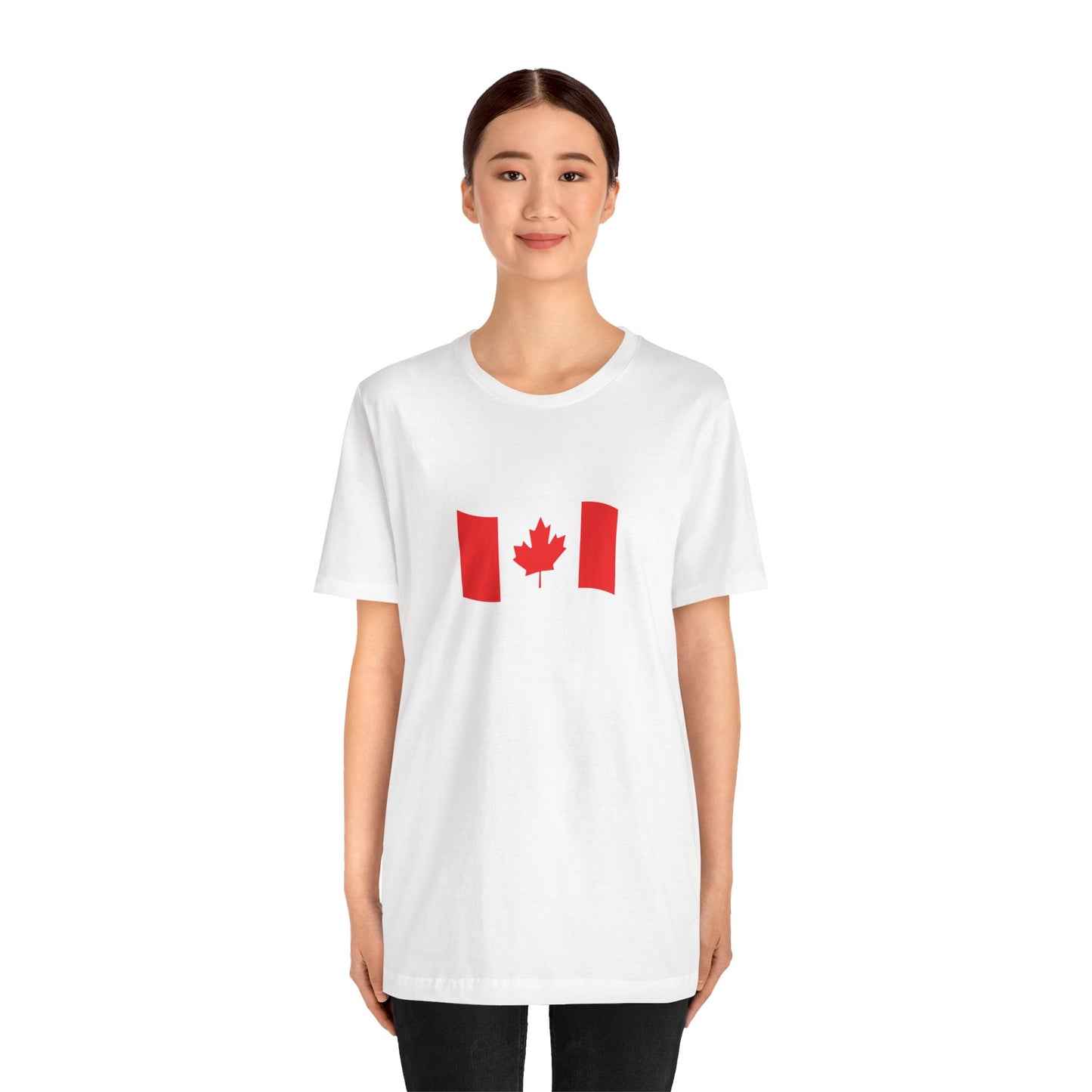 Unisex Jersey Short Sleeve Tee- Canadian Flag