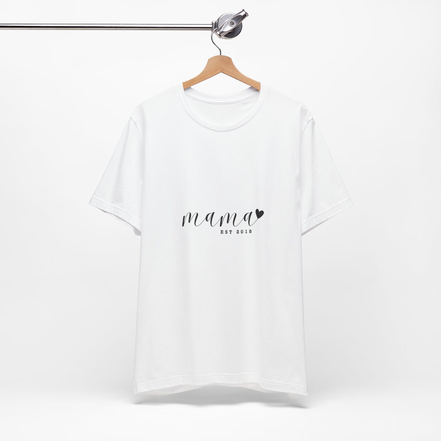 Unisex Jersey Short Sleeve Tee- MAMA EST 2018
