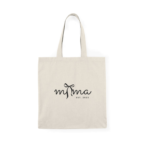 Natural Tote Bag - MAMA EST  2023