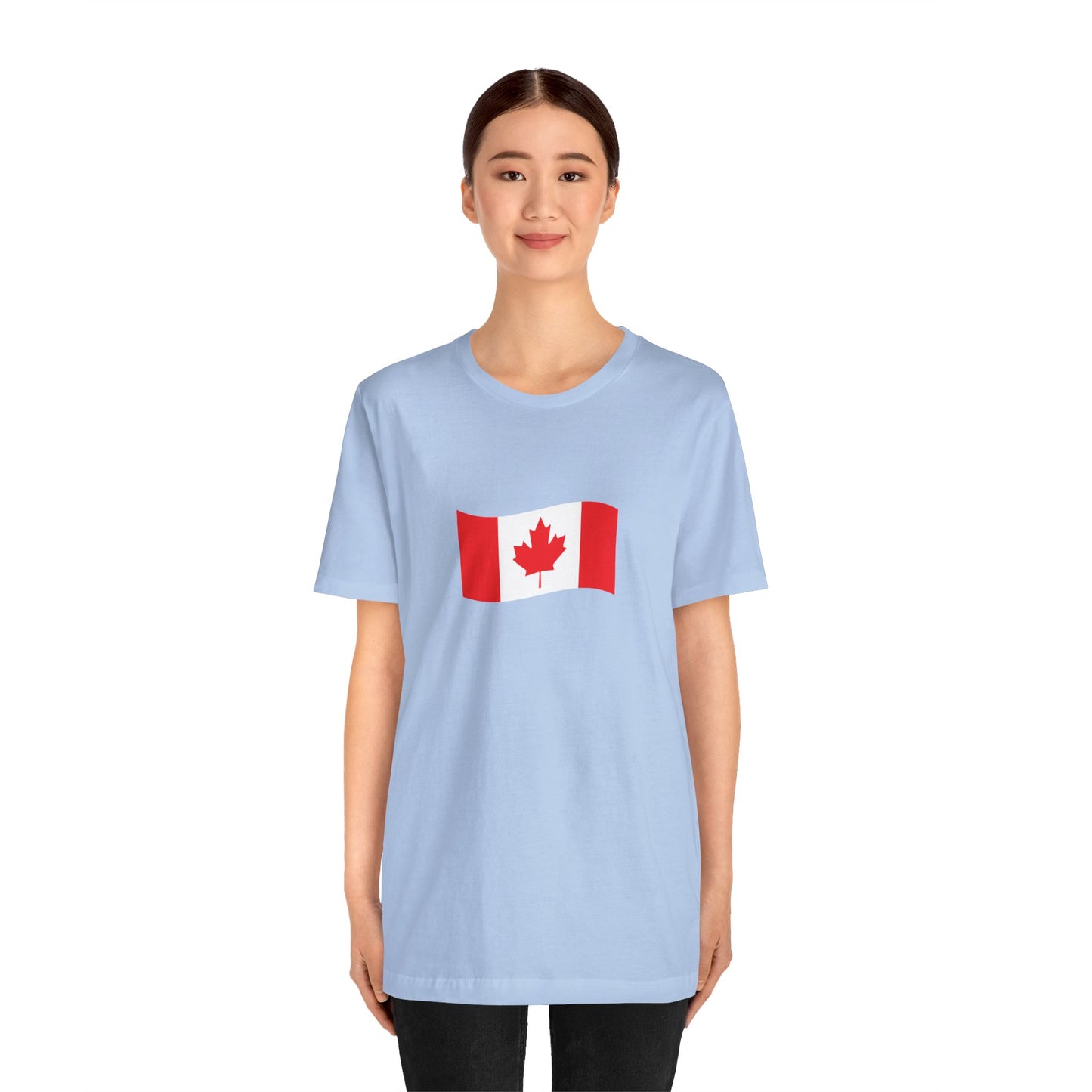 Unisex Jersey Short Sleeve Tee- Canadian Flag
