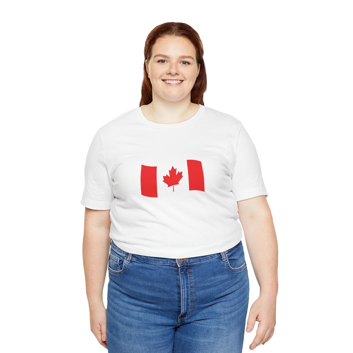 Unisex Jersey Short Sleeve Tee- Canadian Flag