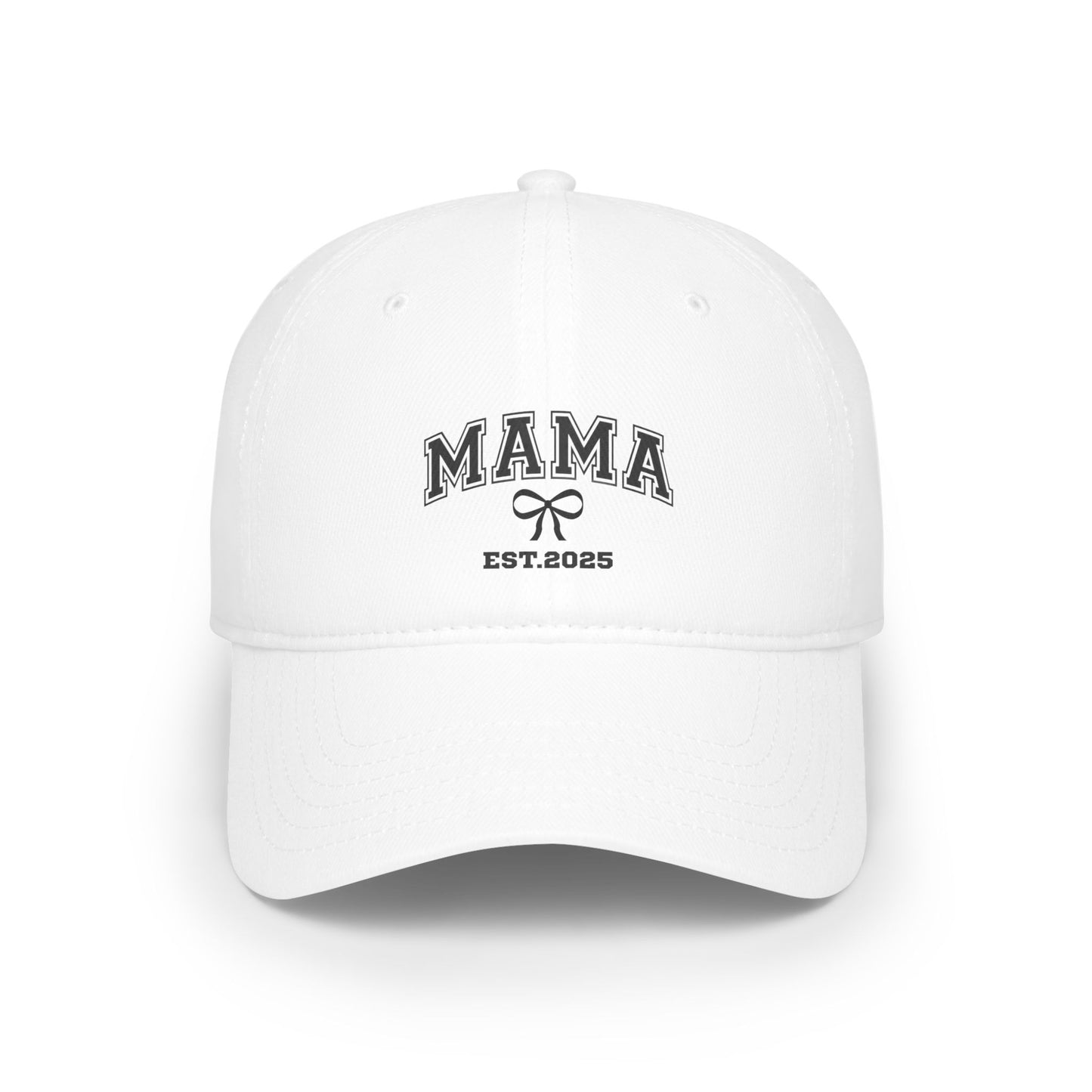 Low Profile Baseball Cap- MAMA EST 2025