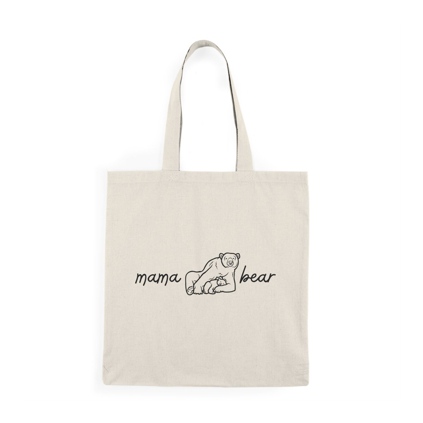Natural Tote Bag - Mama Bear