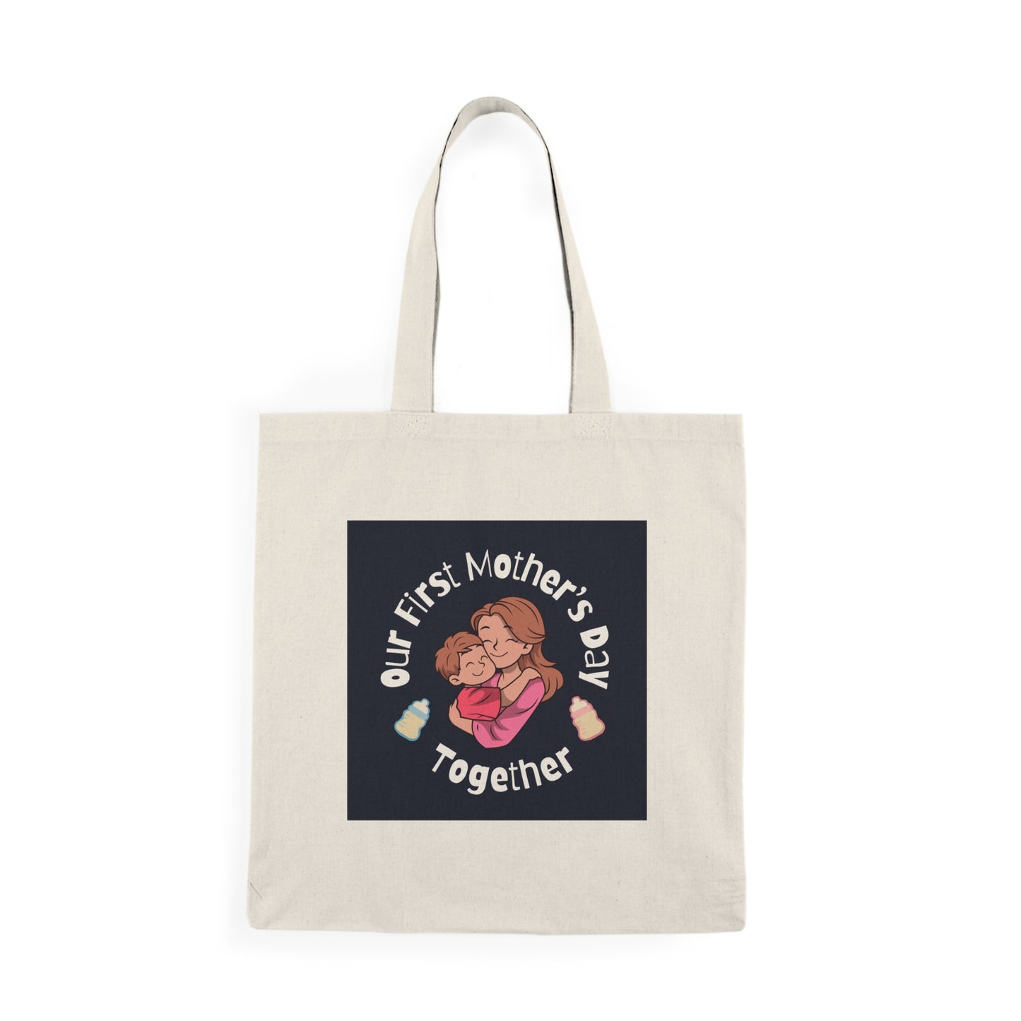 Natural Tote Bag - Our First Mother's Day Together