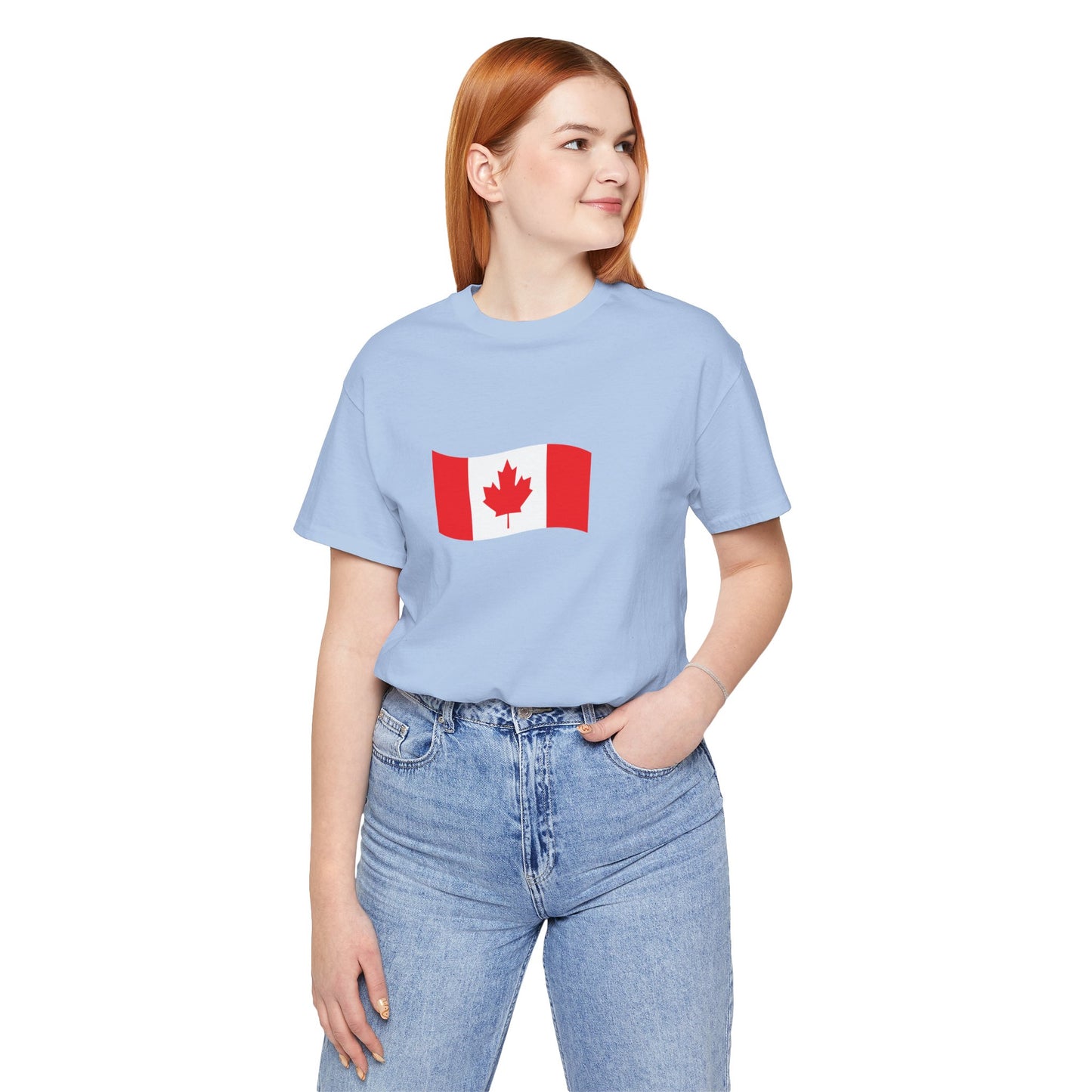 Unisex Jersey Short Sleeve Tee- Canadian Flag