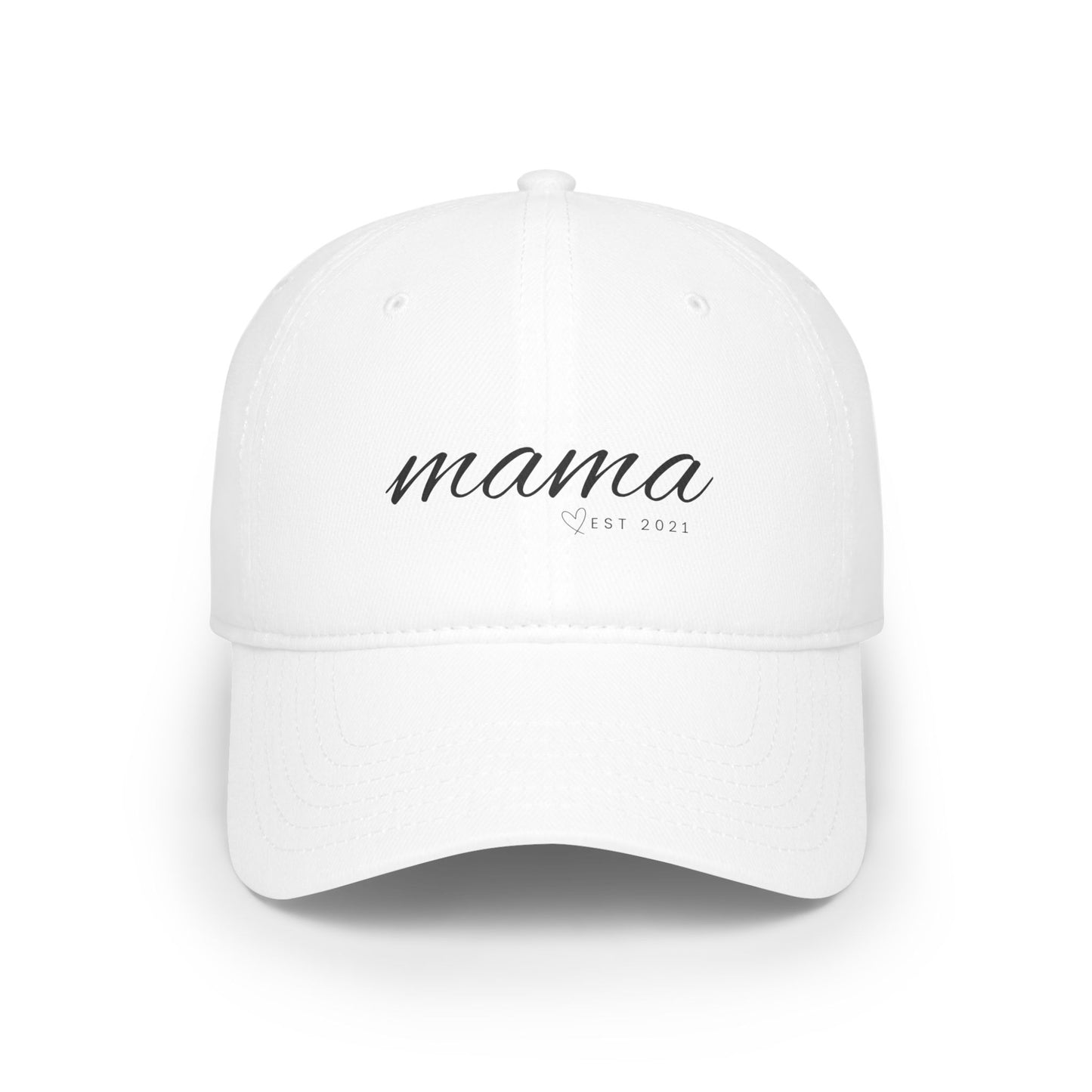 Low Profile Baseball Cap- MAMA EST 2021