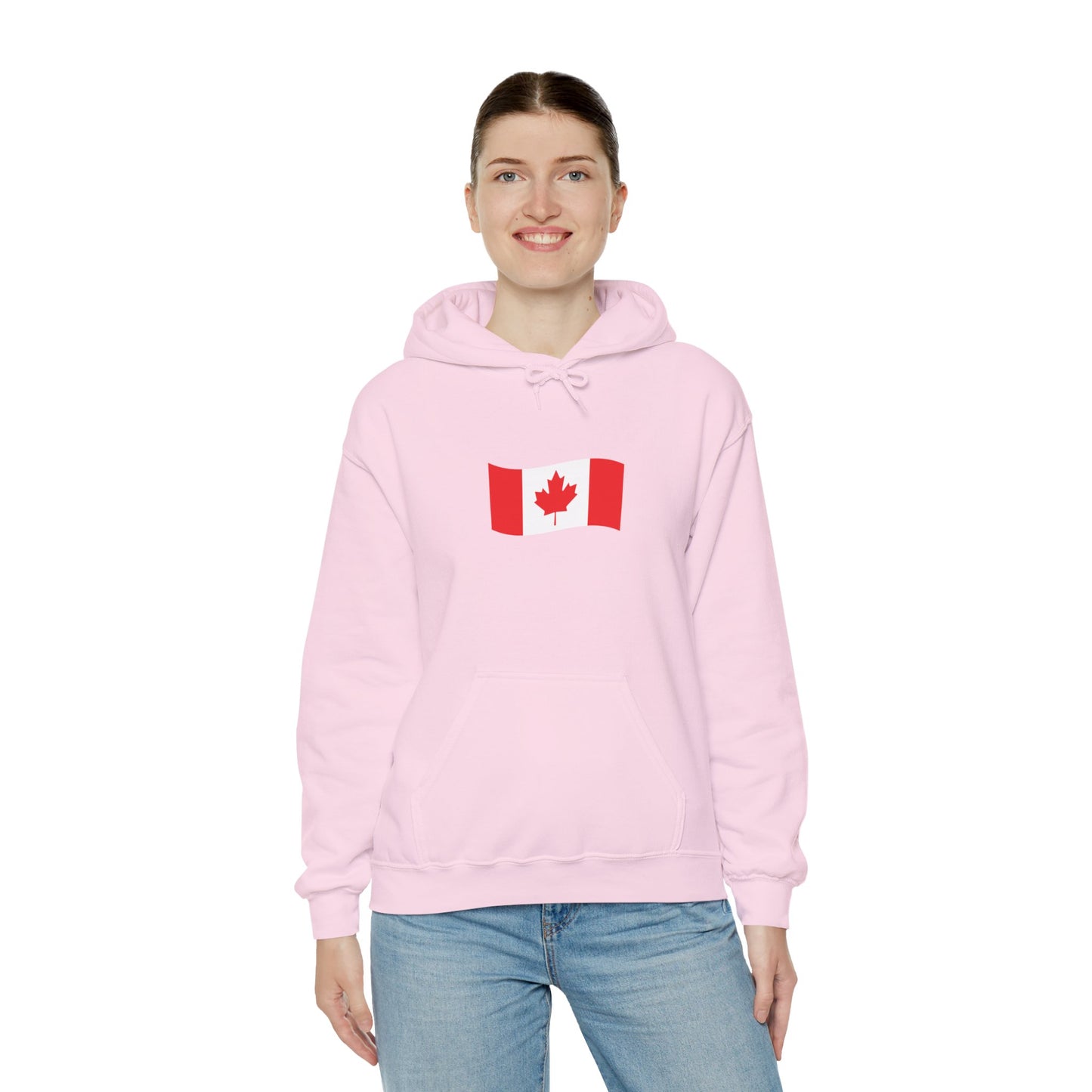 Unisex Hooded Sweatshirt- Canadian Flag