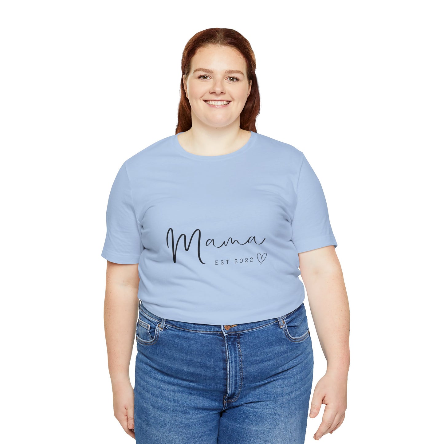 Unisex Jersey Short Sleeve Tee- MAMA EST 2022