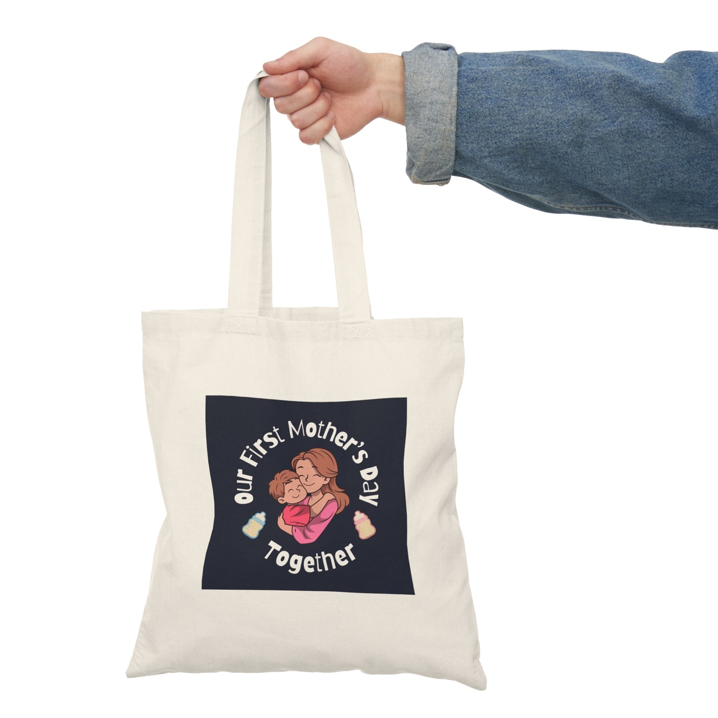 Natural Tote Bag - Our First Mother's Day Together