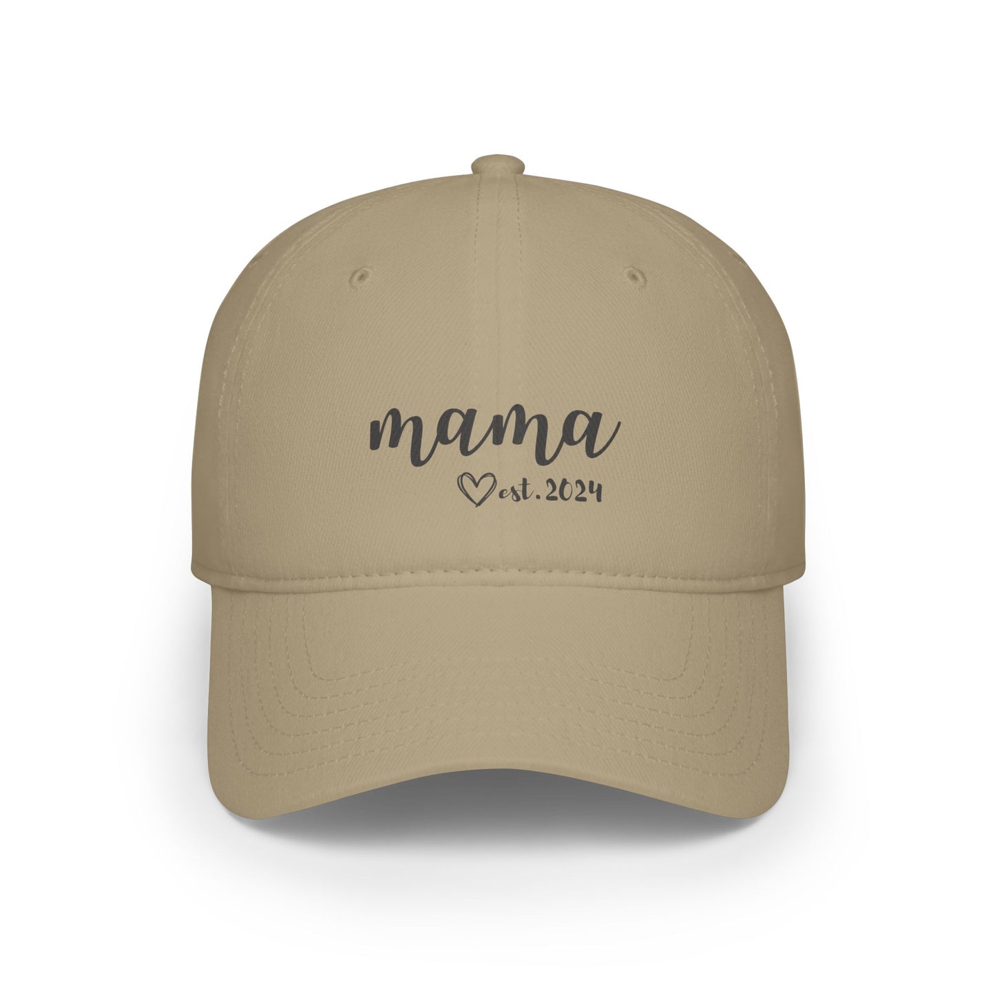Low Profile Baseball Cap- MAMA EST 2024