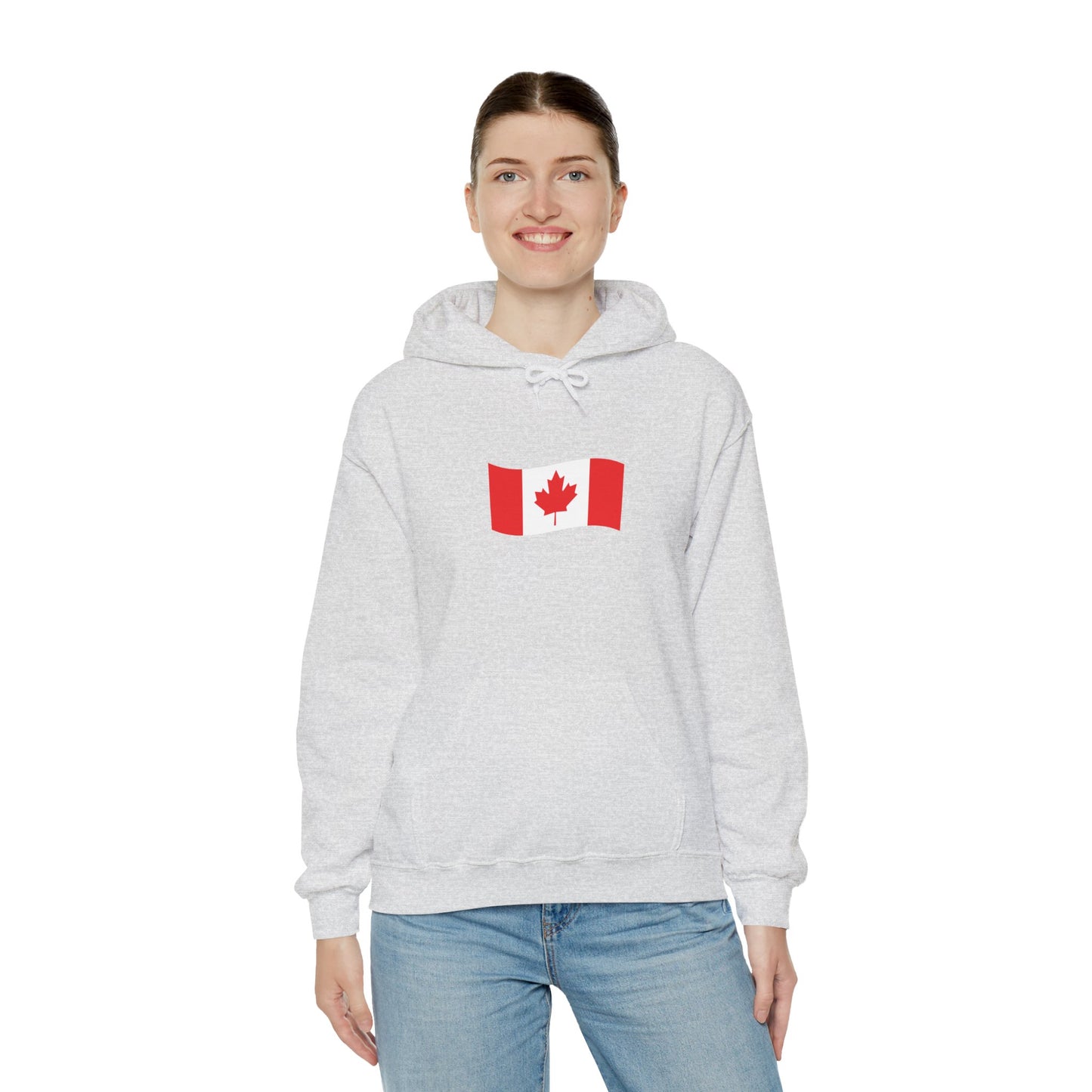Unisex Hooded Sweatshirt- Canadian Flag