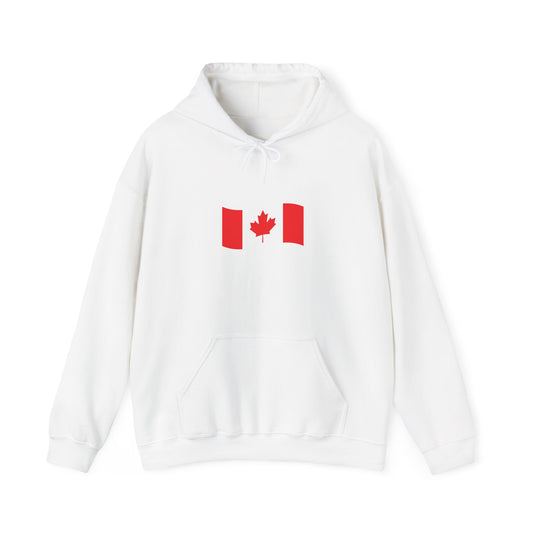 Unisex Hooded Sweatshirt- Canadian Flag