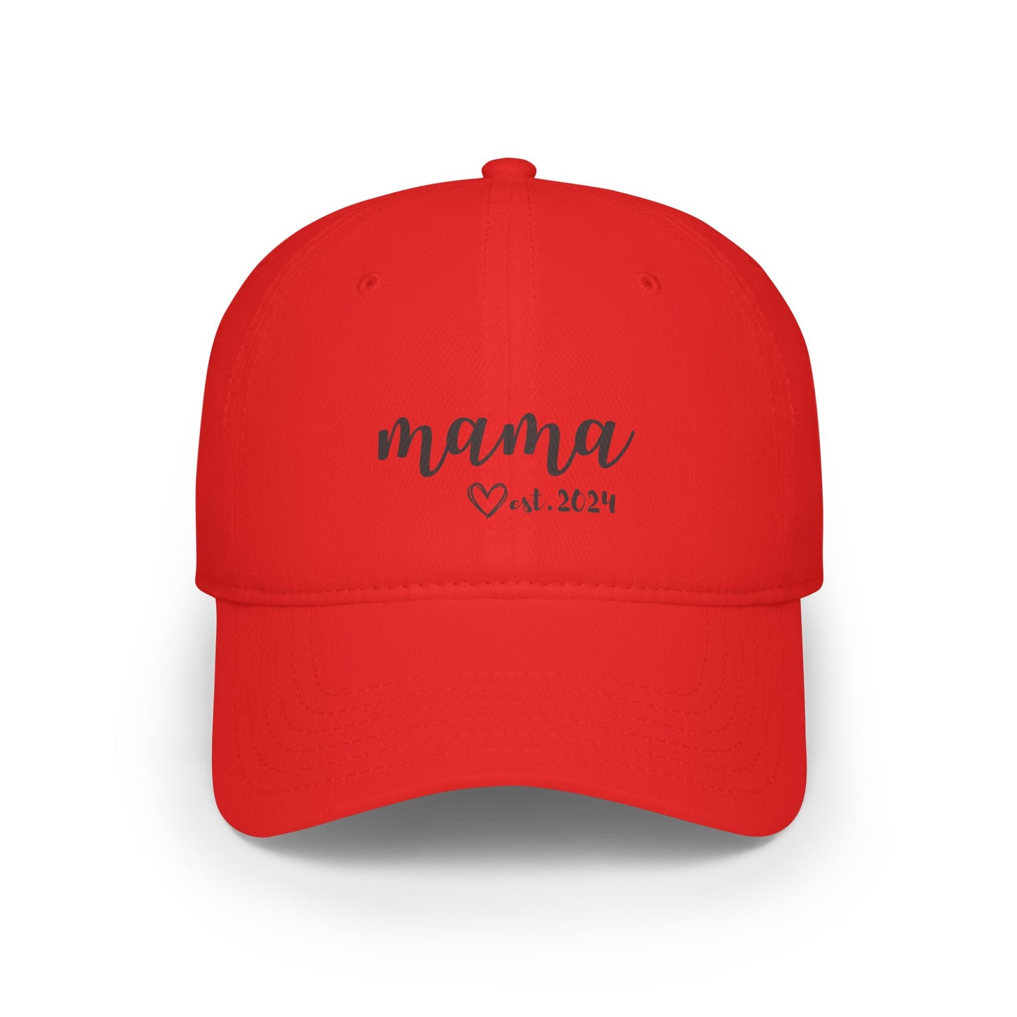 Low Profile Baseball Cap- MAMA EST 2024