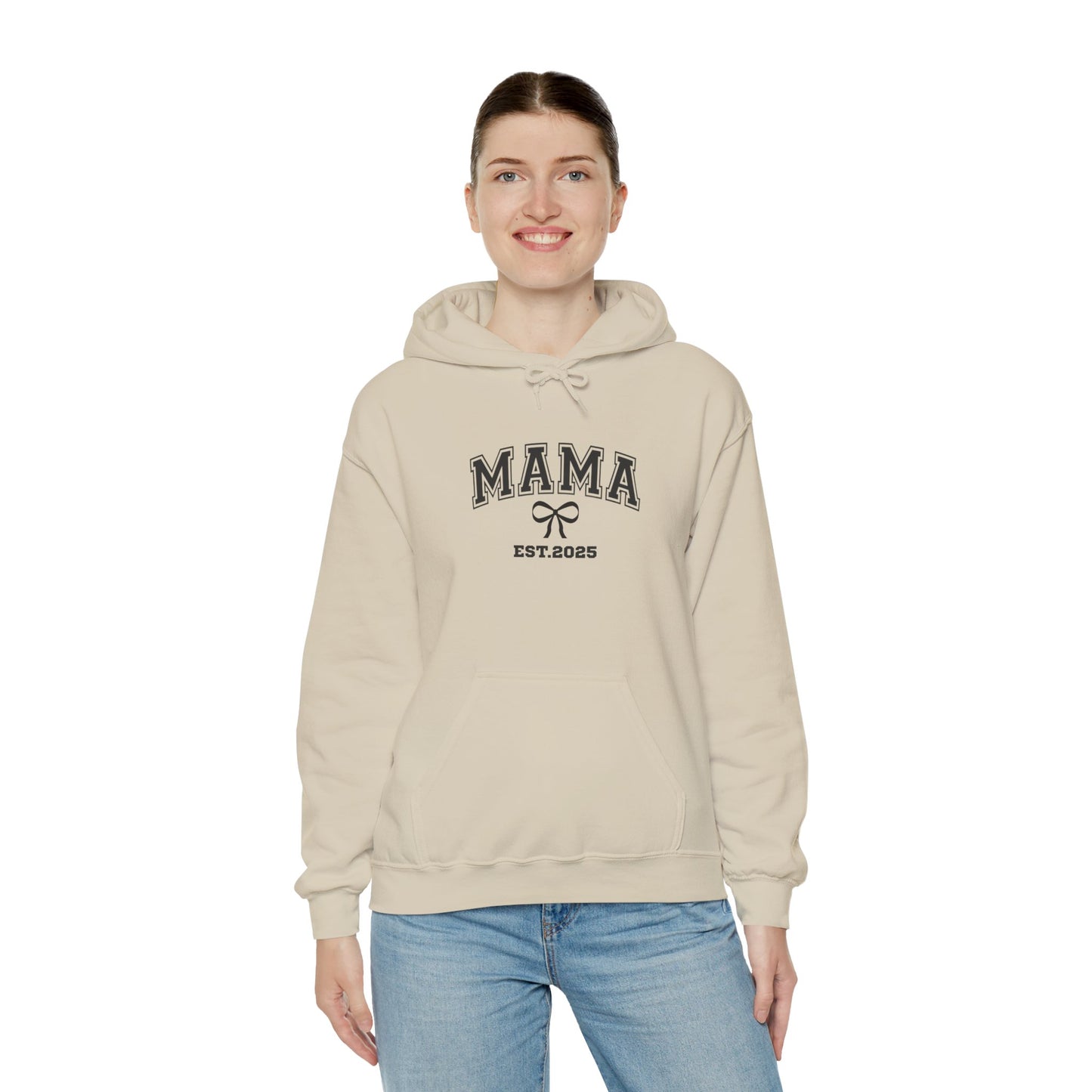 Unisex Hooded Sweatshirt- MAMA EST 2025