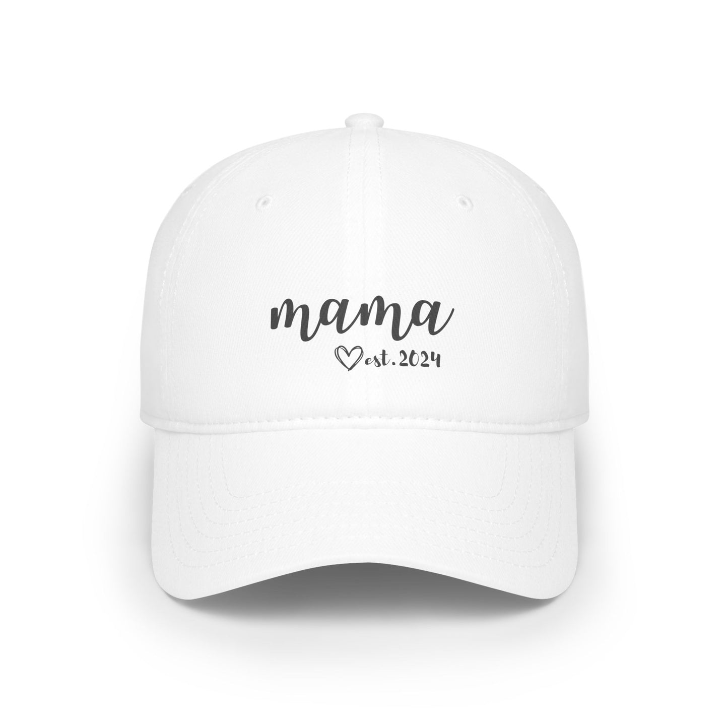 Low Profile Baseball Cap- MAMA EST 2024
