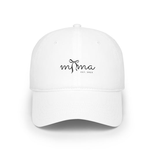 Low Profile Baseball Cap- MAMA EST 2023