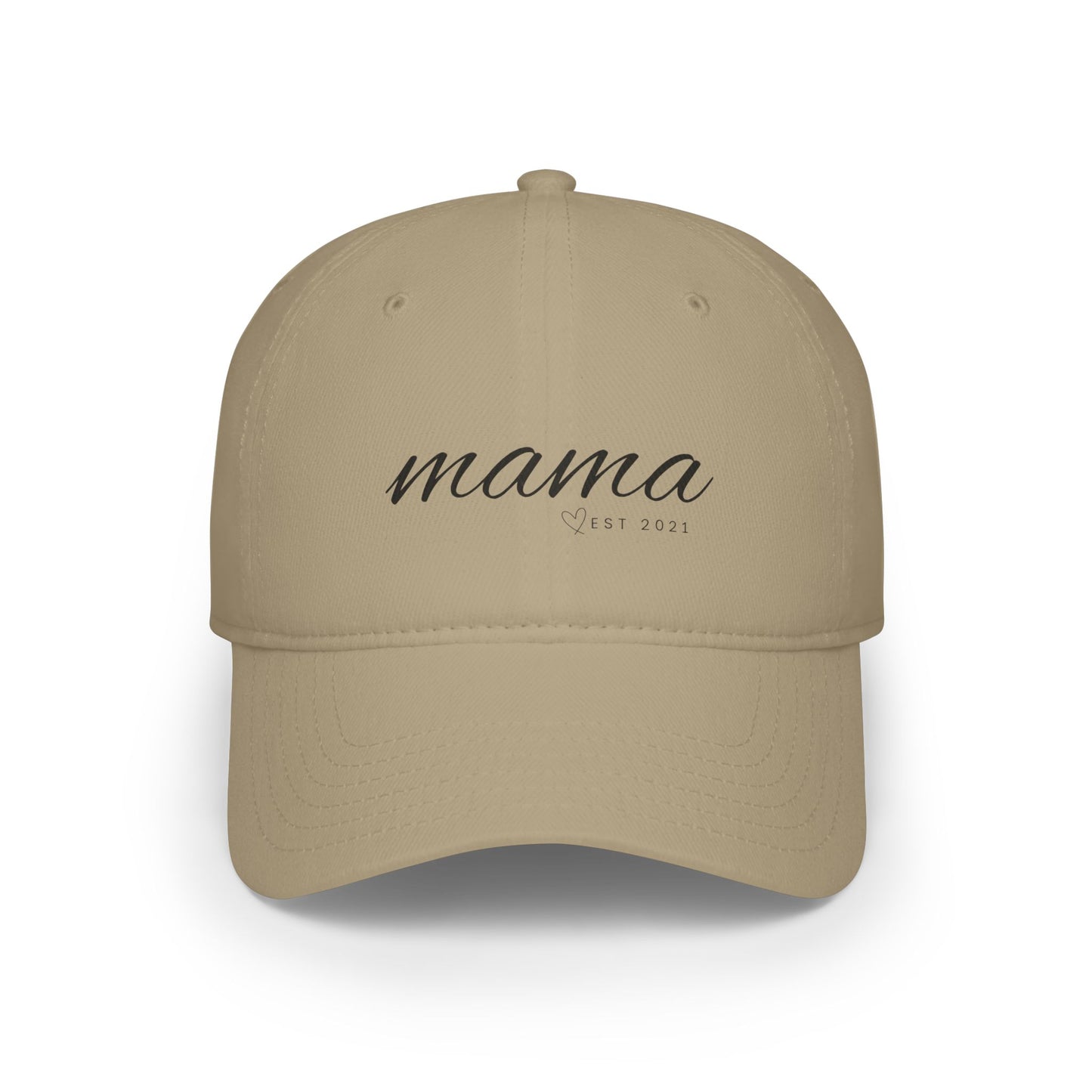 Low Profile Baseball Cap- MAMA EST 2021