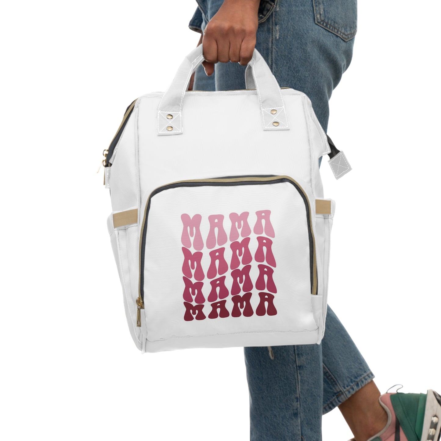 Diaper Backpack- Pink Mama Print