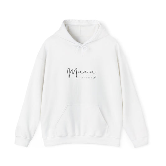 Unisex Hooded Sweatshirt- MAMA EST 2022