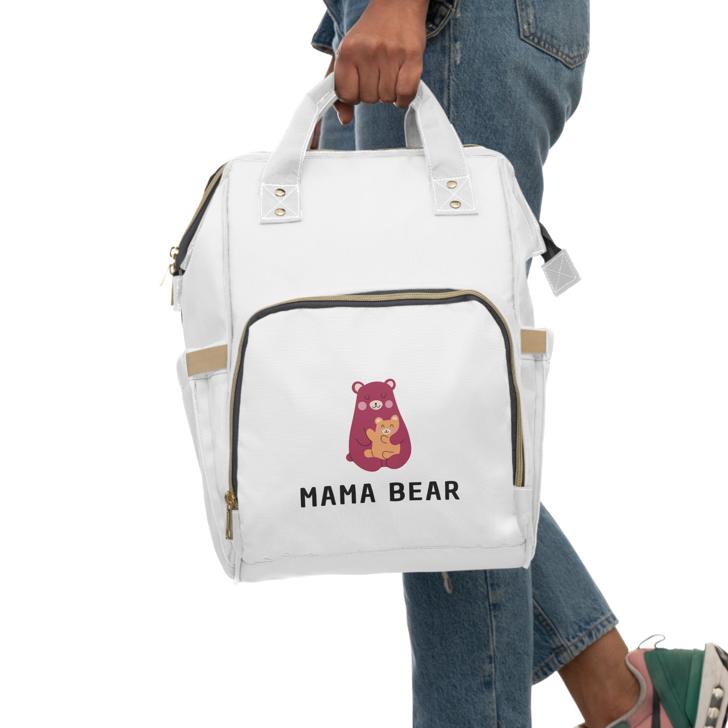 Diaper Backpack - Mama-bear Print