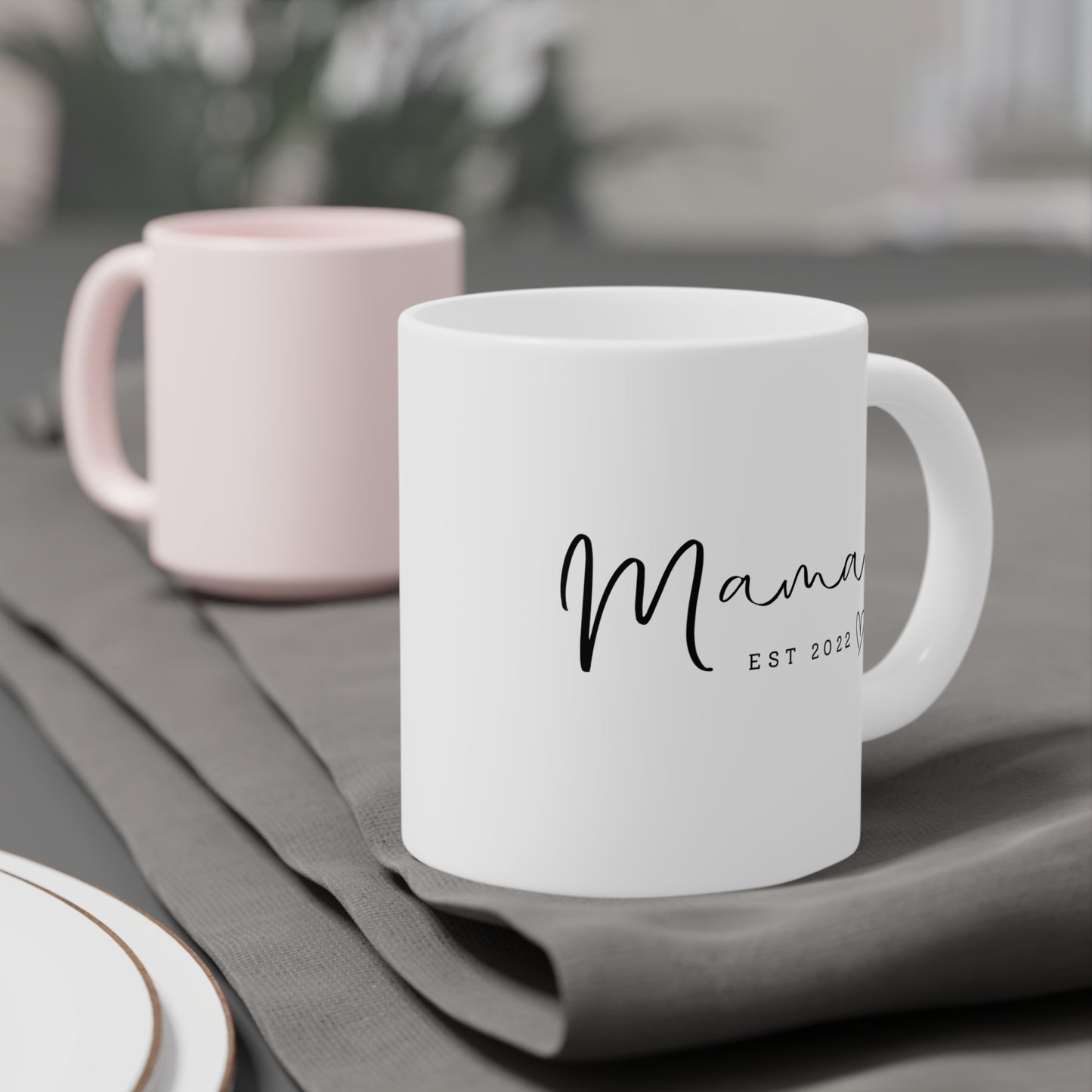Ceramic Mug- MAMA EST 2022
