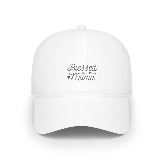 Low Profile Baseball Cap- Blessed Mama