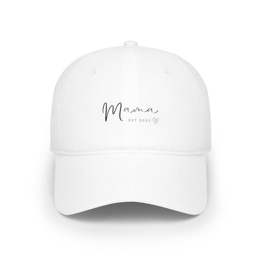 Low Profile Baseball Cap- MAMA EST 2022
