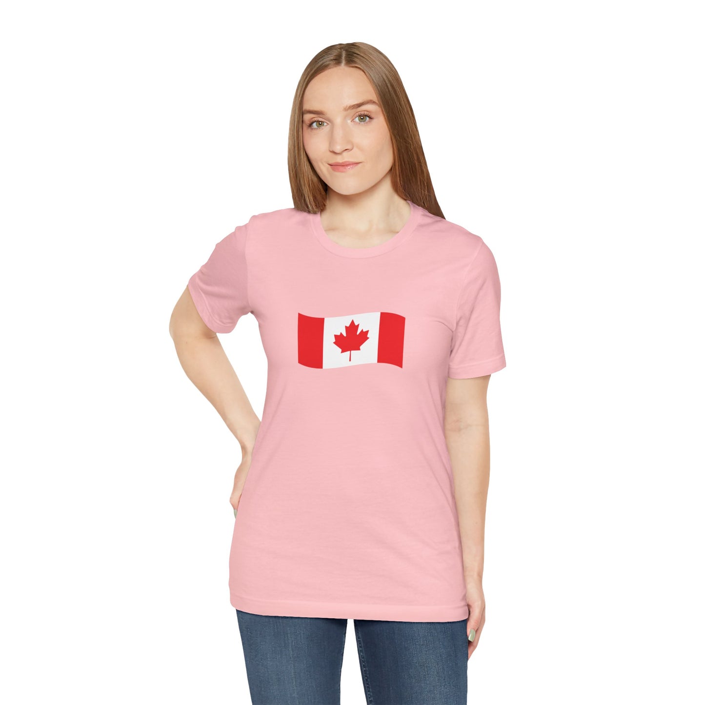 Unisex Jersey Short Sleeve Tee- Canadian Flag