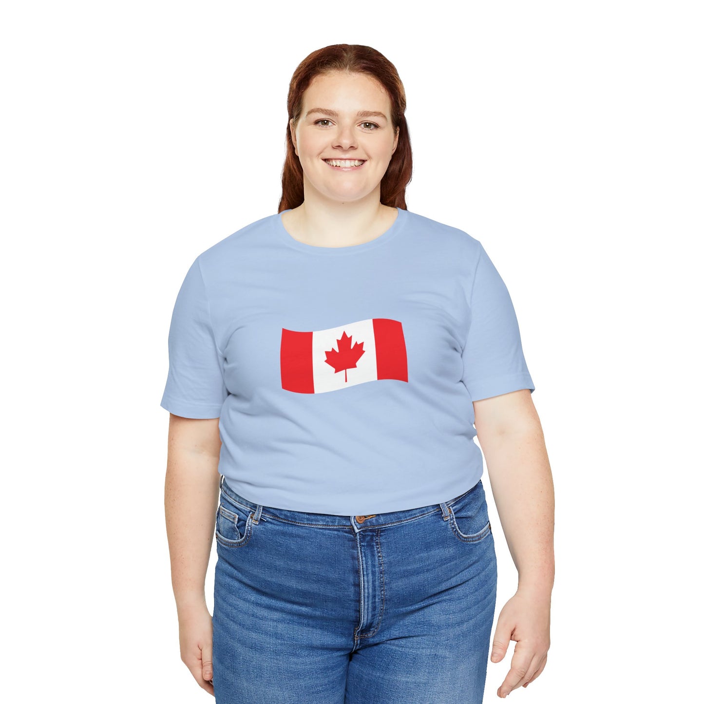 Unisex Jersey Short Sleeve Tee- Canadian Flag