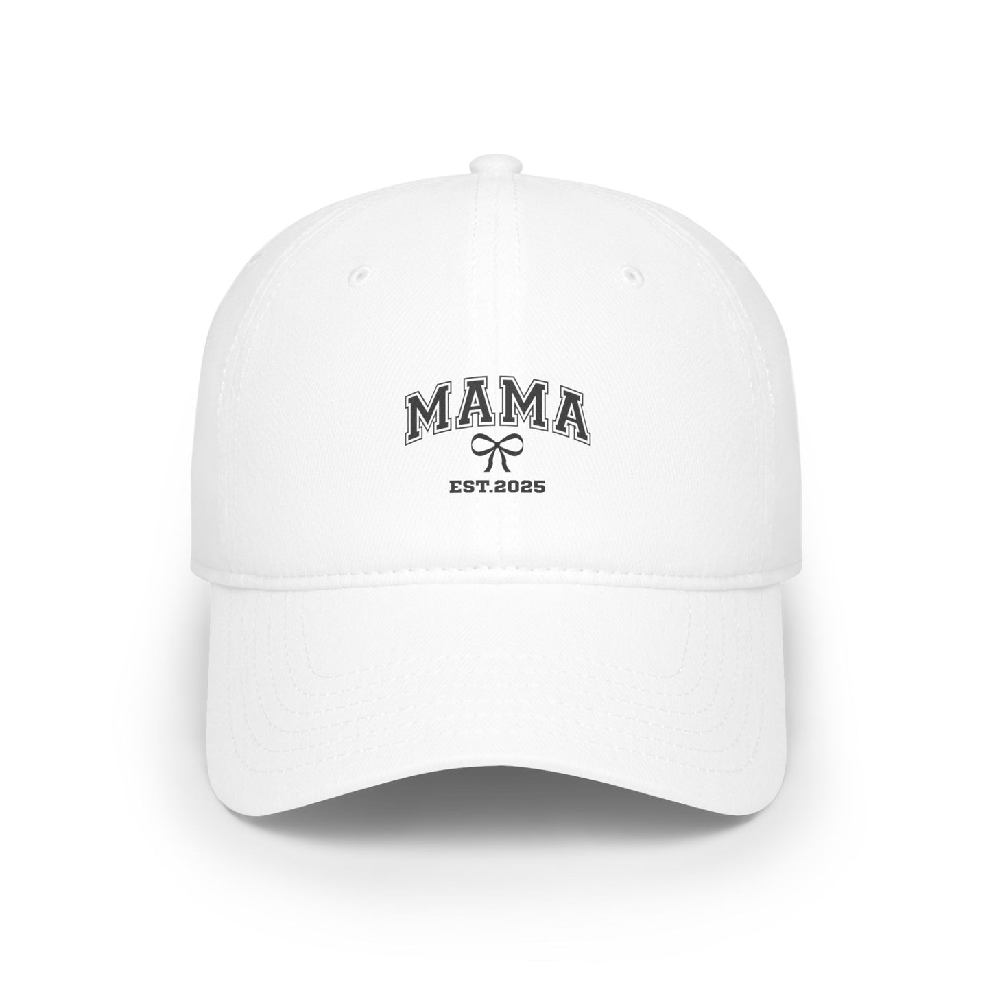 Low Profile Baseball Cap- MAMA EST 2025