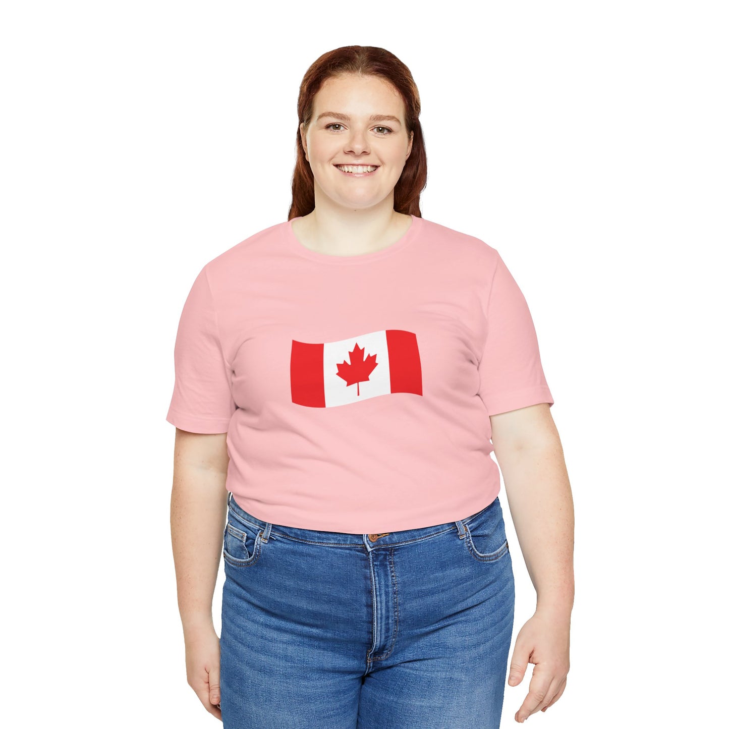 Unisex Jersey Short Sleeve Tee- Canadian Flag
