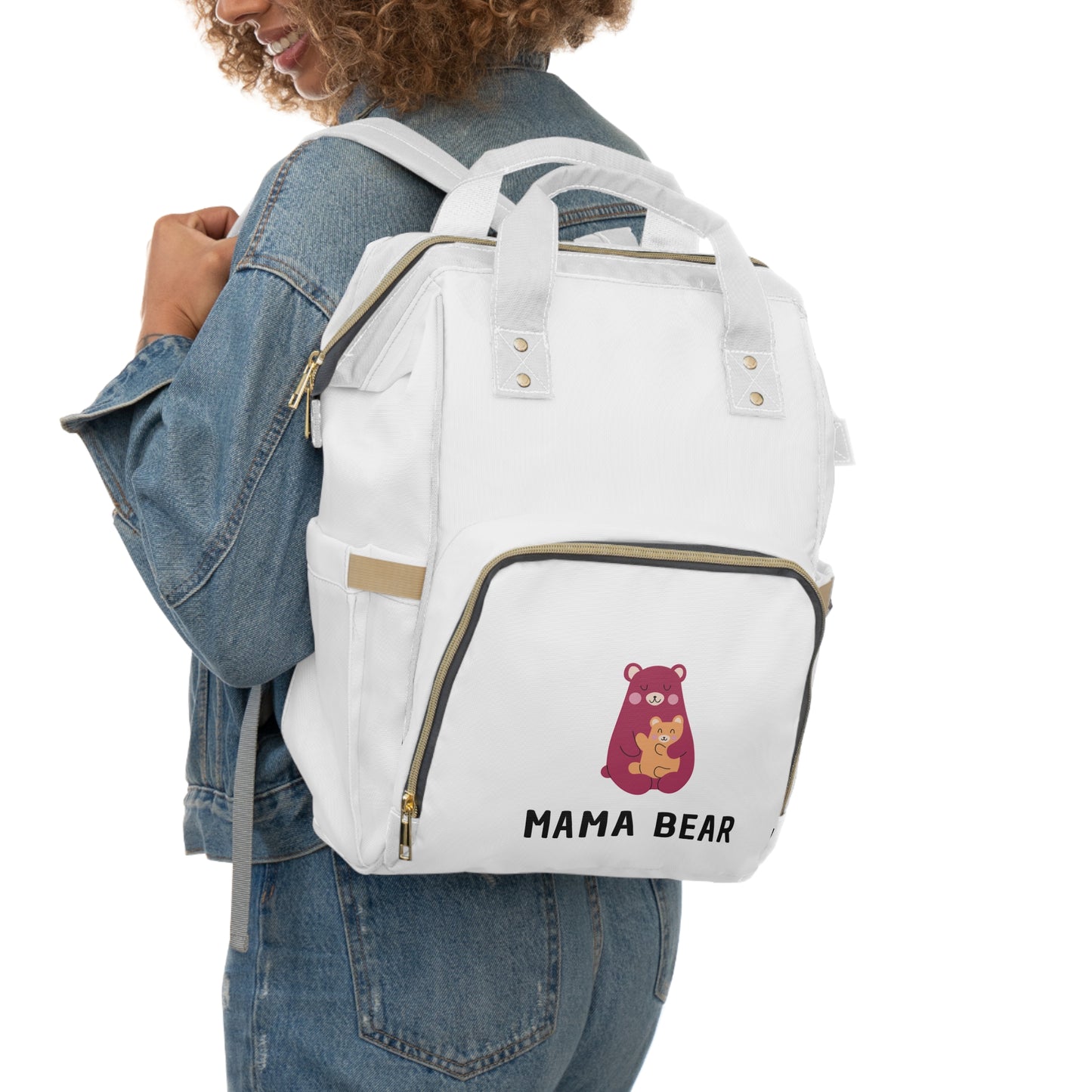 Diaper Backpack - Mama-bear Print