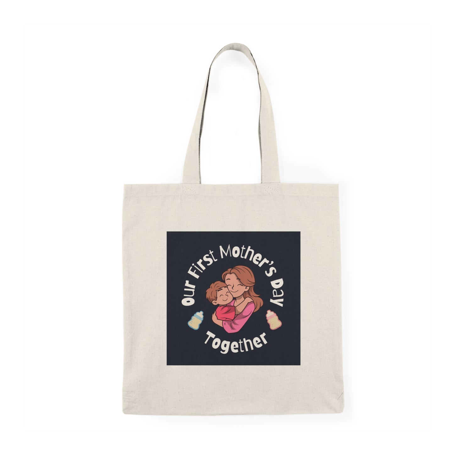 Natural Tote Bag - Our First Mother's Day Together