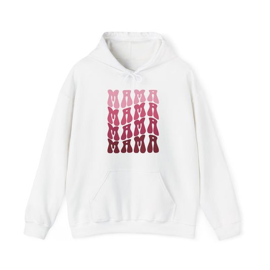 Unisex Hooded Sweatshirt- Mama print in pink